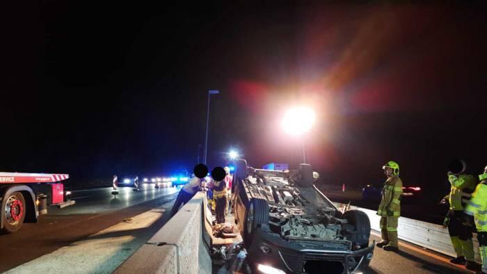 Pkw-Überschlag A1 Eugendorf