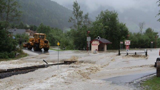 Hochwasser in Bramberg