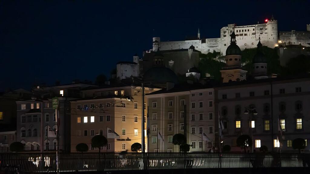 Straßenbeleuchtung in Salzburg ausgefallen