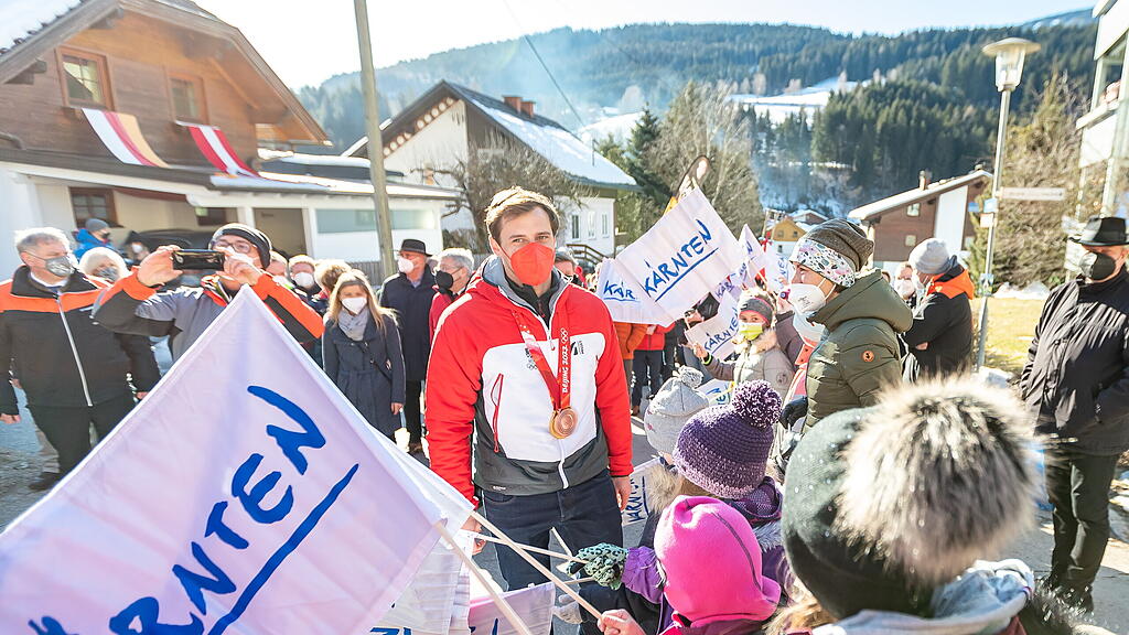 Olympia: Gold-Empfang von Matthias Mayer