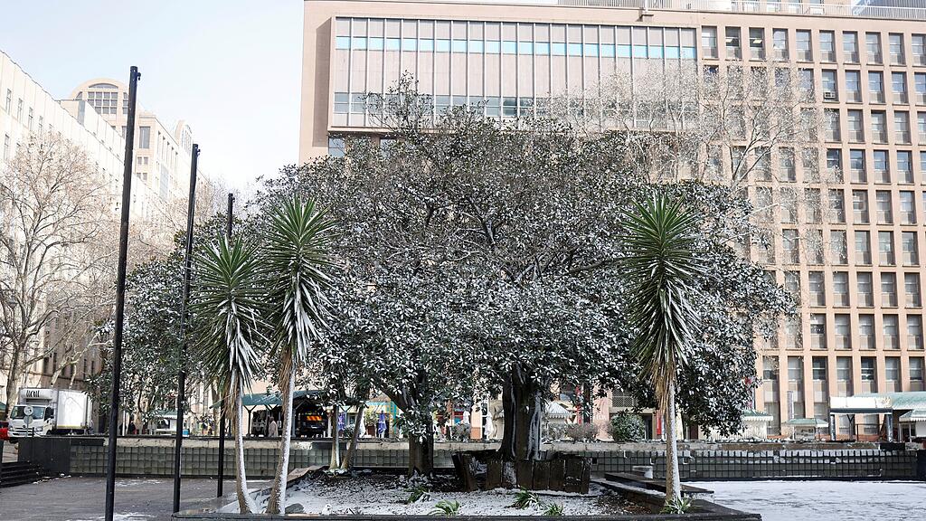 Schnee in Johannesburg