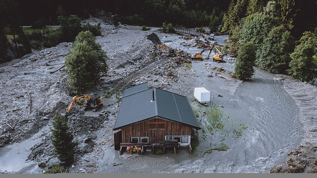 Unwetter Wald im Pinzgau