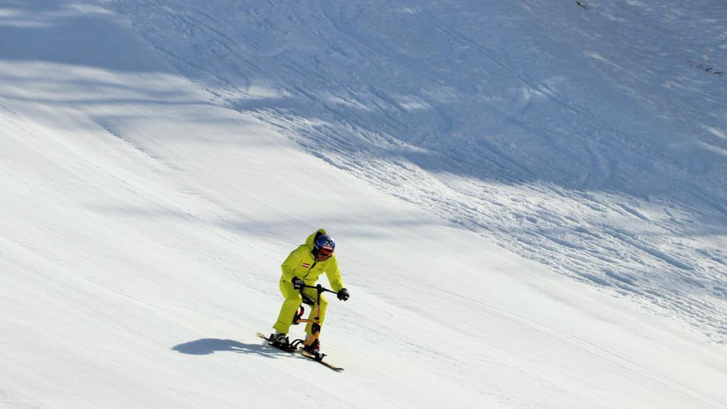 Snowbike-Rekordversuch in Obertauern