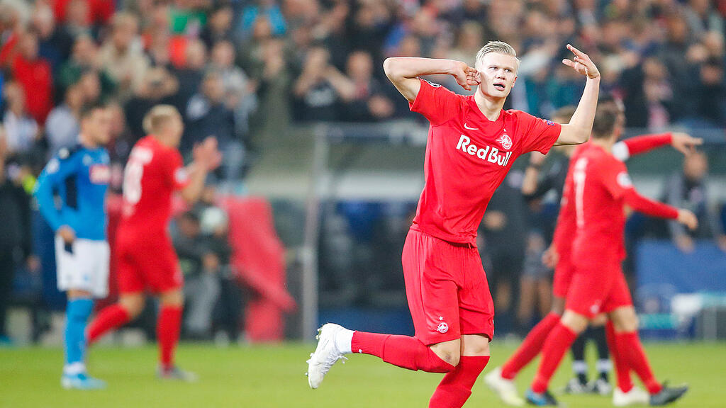 Red Bull Salzburg, Napoli, Erling Haaland