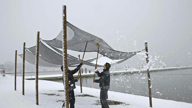 Schneechaos in Kärnten