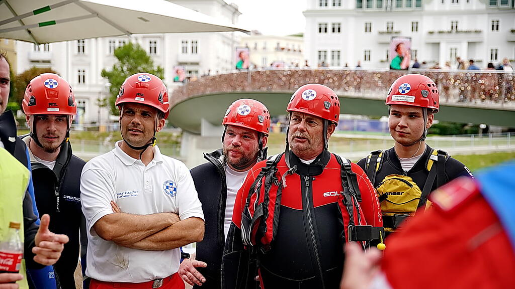 Wasserrettung, Rotes Kreuz, \u00dcbung