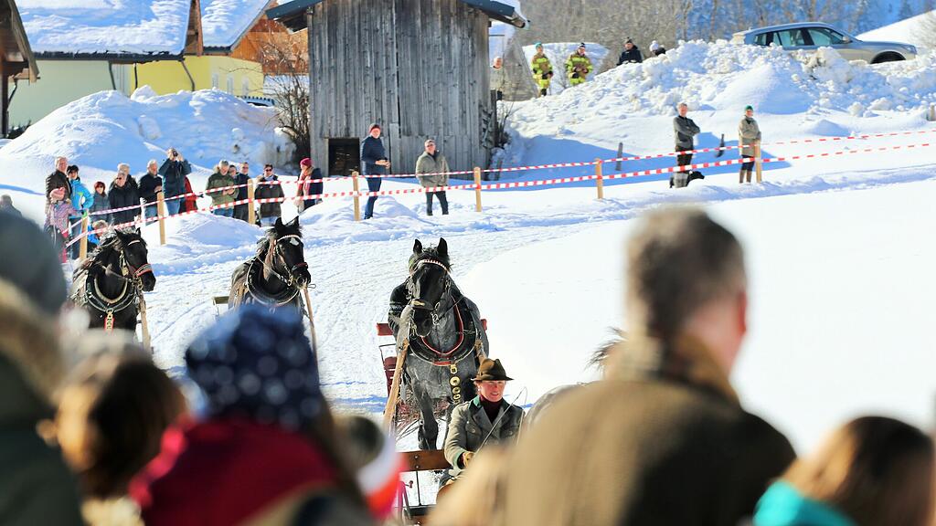 Pferdeschlittenrennen Goldegg, I