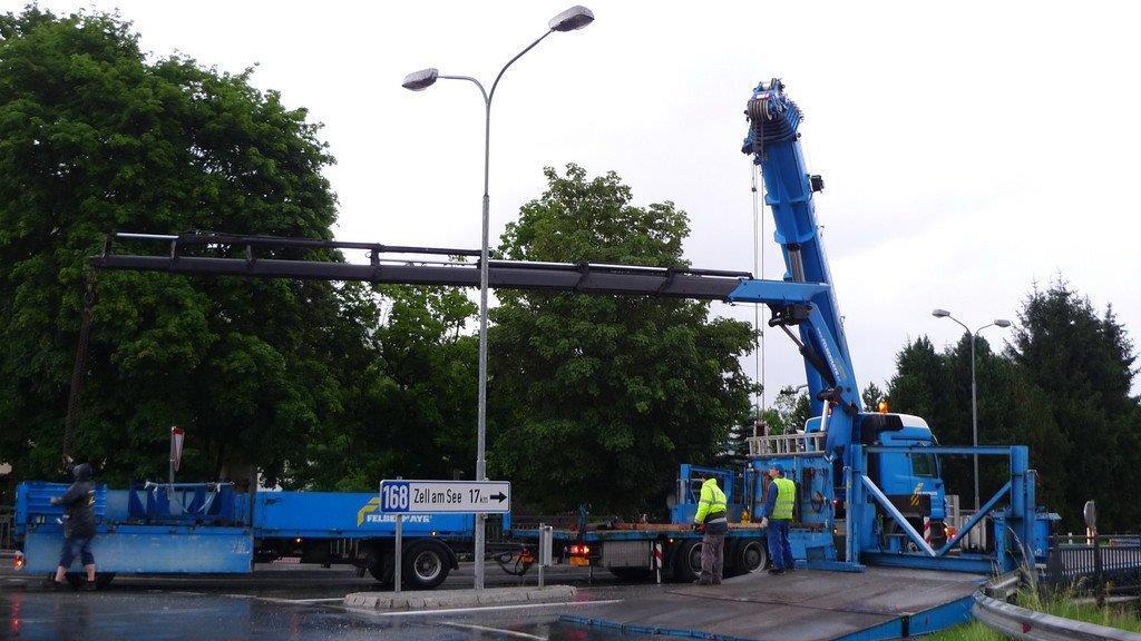 Schwertransport nach Uttendorf
