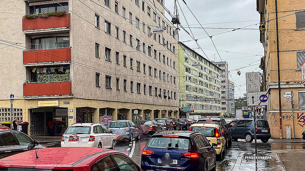 Stau Salzburg Stadt