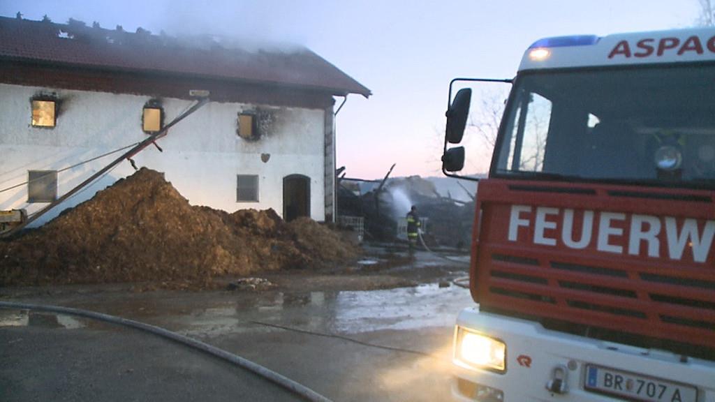 Stadelbrand in Mettmach