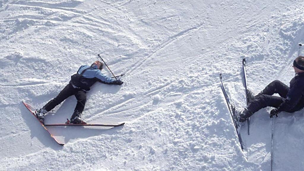 Ski Unfall Crash