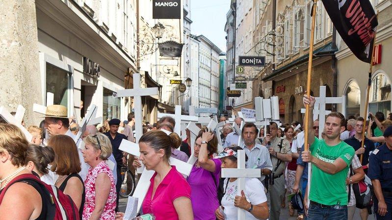 1.000-Kreuze-Marsch der Abtreibungsgegner
