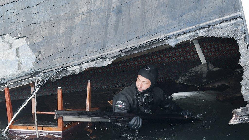 Costa Concordia: Bilder aus dem Inneren