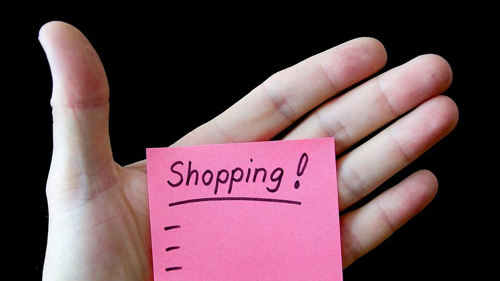 Shopping, Einkauf, Kauf Nix Tag, Einkaufsliste, SB