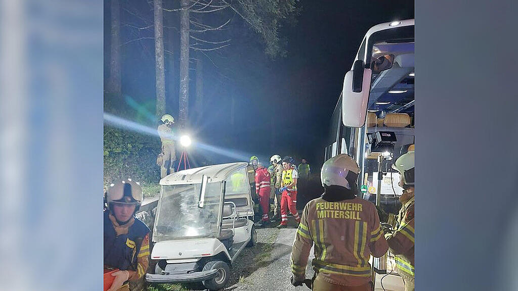 Unfall Golfcart Jochberg
