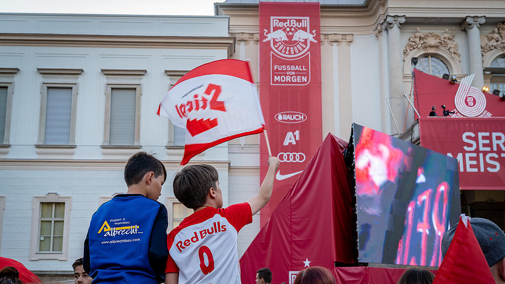 Red Bull Salzburgs Meisterfeier I