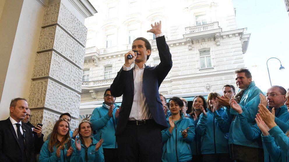 Sebastian Kurz startet ins Wahlkampffinale