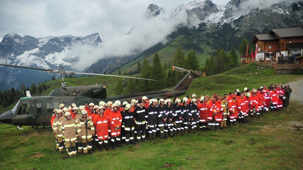 Waldbrand in Werfenweng