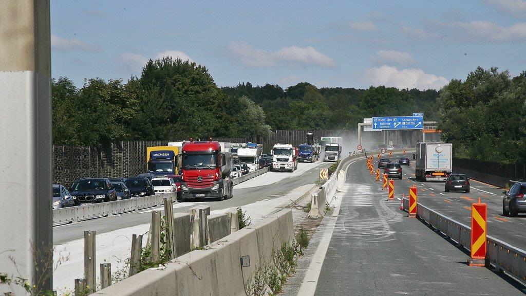 Baustelle auf A1 bringt Chaos