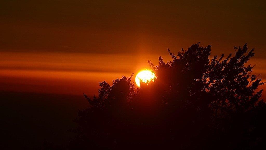Traum-Sonnenuntergang