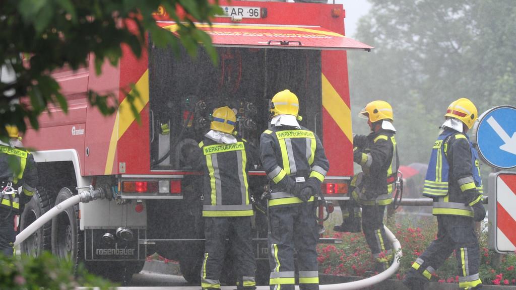 Feuerwehrübung in Trostberg