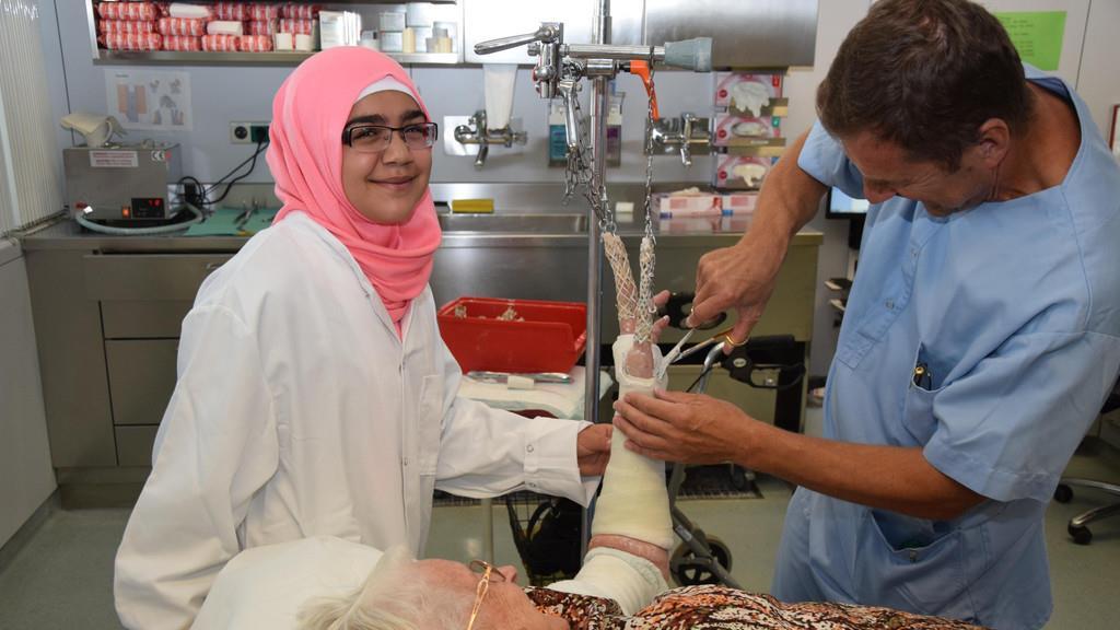 Halimah im Krankenhaus