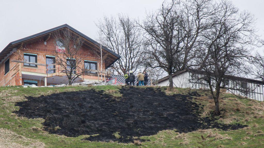 Vermeintlicher Flurbrand am Heuberg