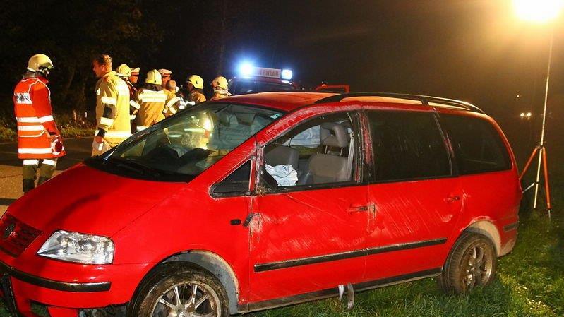 Bilder vom Unfallort auf der L207