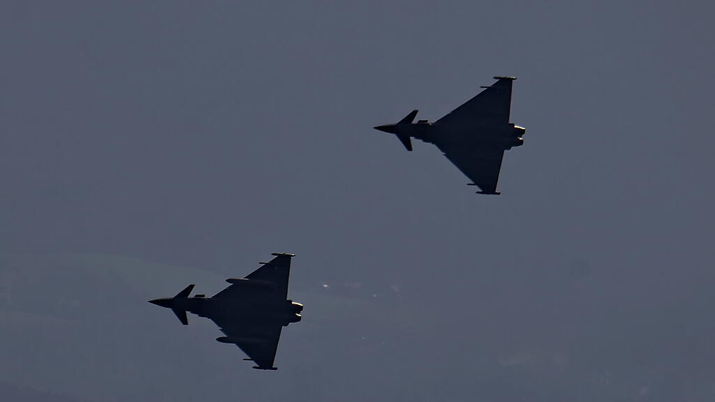Übungsflüge der Eurofighter