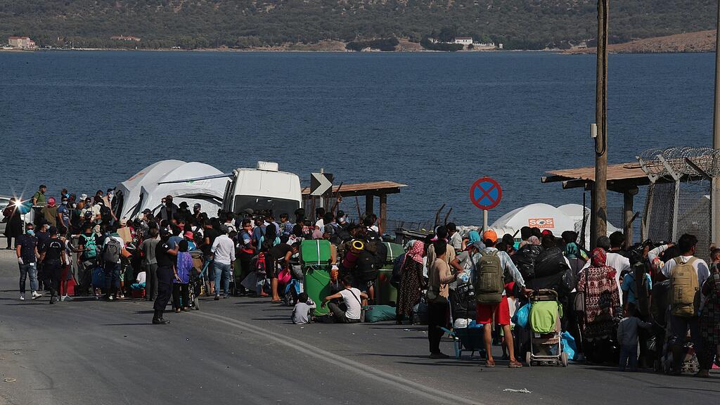 Lesbos, Fl\u00fcchtlinge, Moria