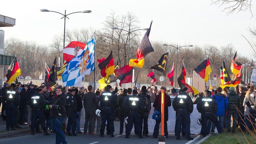 Demo von "Wir sind Grenze"