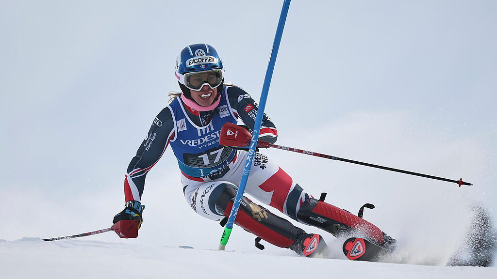 Damen-Slalom in Levi: 1. Durchgang