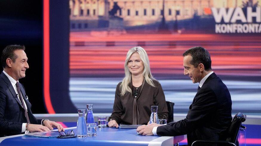 TV-Duell: Christian Kern - Heinz-Christian Strache
