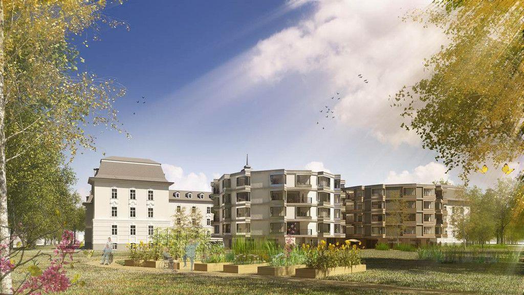 Bauarbeiten am Seniorenwohnhaus Nonntal