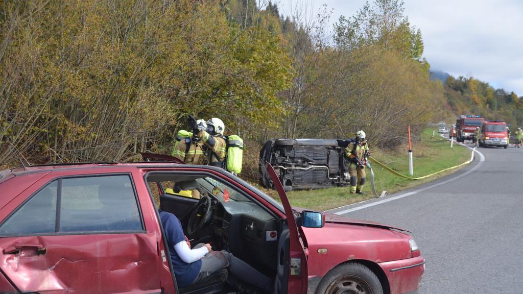 Gefahrgutübung auf der Tauernautobahn I