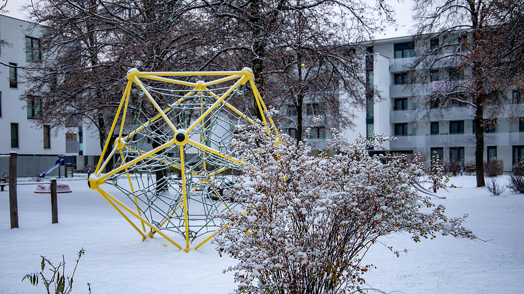 Erster Schnee in Salzburg