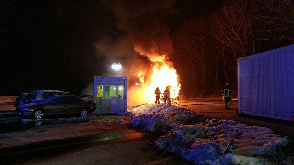 Reisebusbrand am Walserberg