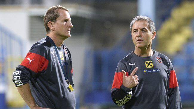 Und da waren es schon zwei: Nach Koller (re.) verlässt auch Co-Trainer Janeschitz (li.) das Nationalteam.