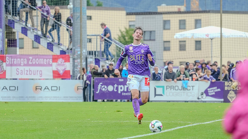 2. Liga: Austria Salzburg gegen Amstetten