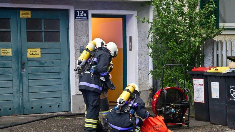 Wohnungsbrand in Plainstraße