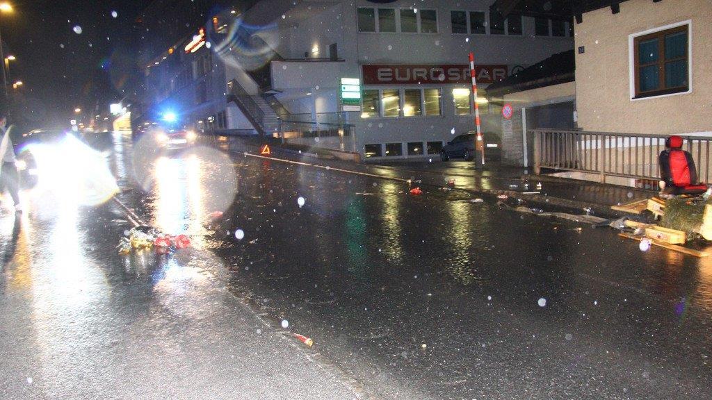 Polter-Unfall in St. Johann