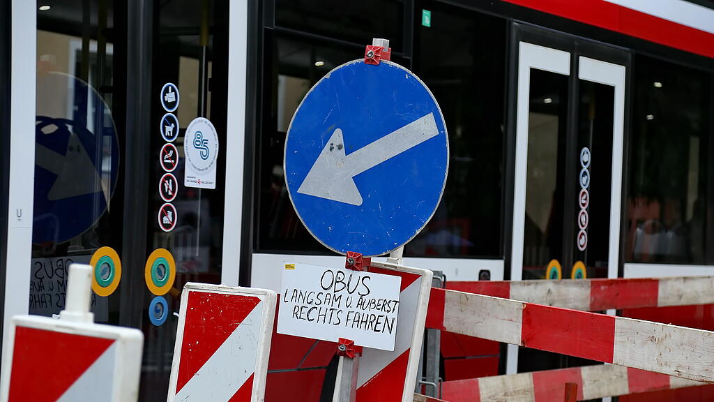 Straßensperren rund um Großbaustelle in Salzburg-Lehen