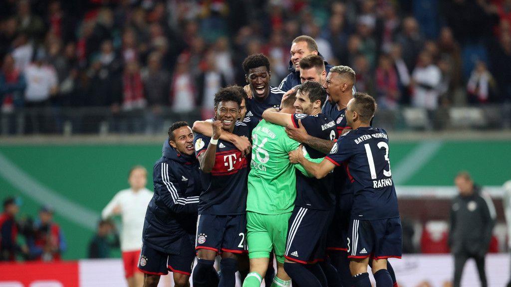 Bayern nach Elfmeter-Krimi in Leipzig im DFB-Pokal weiter