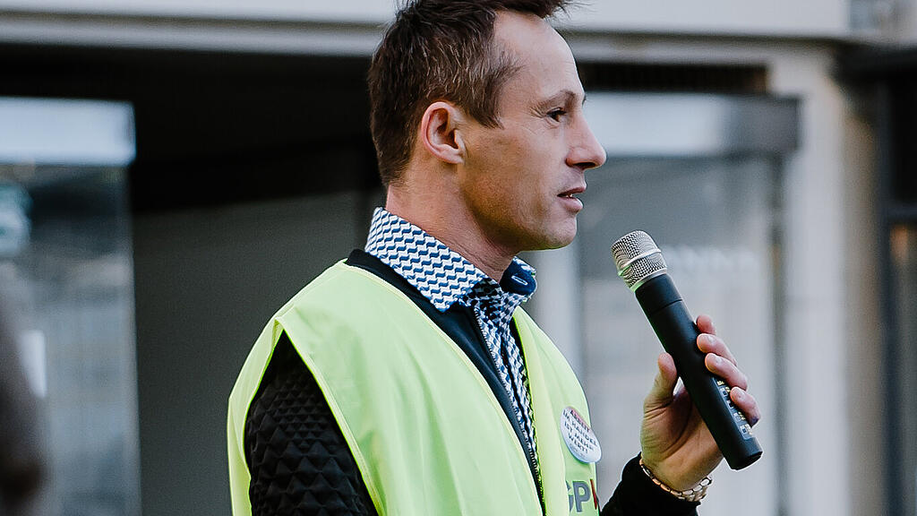 Protestkundgebung GPA-djp Salzburg