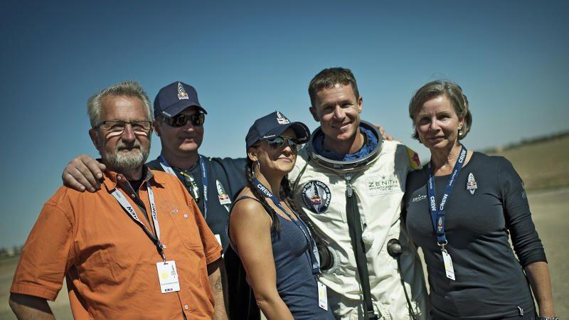 Felix Baumgartner hält die Idee von Richard Branson für absurd.