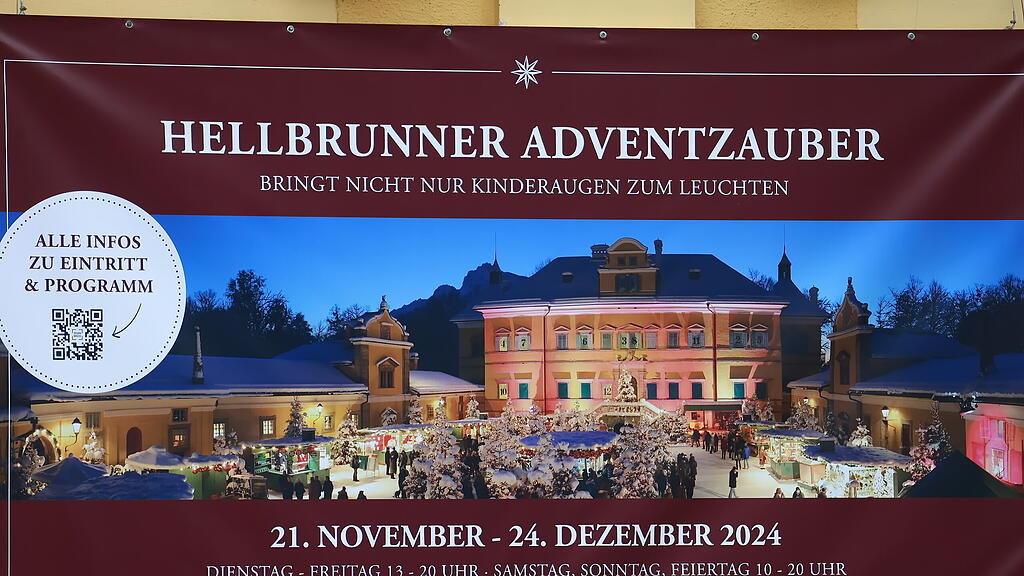 Hellbrunner Adventzauber: Aufbau