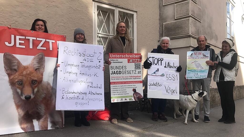 demo vogelabschussverordnung salzburg