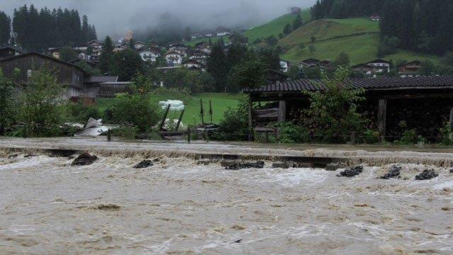 Hochwasser in Bramberg