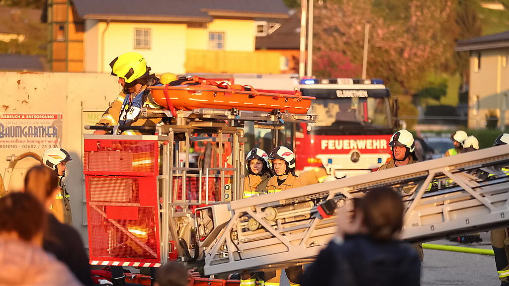 Feuerwehr-Übung in Elsbethen