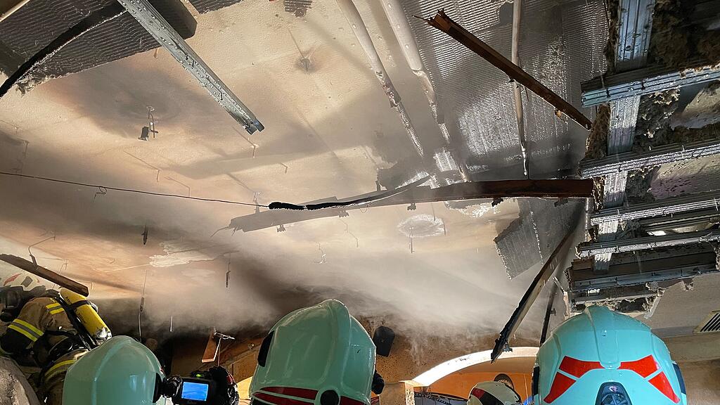 Kaprun: Brand in Pizzeria